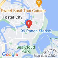View Map of 1098 Foster City Blvd.,Foster City,CA,94404